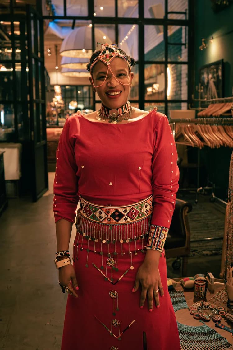 Professional networking event with community members connecting