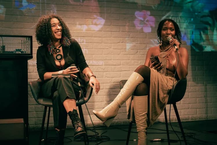 Social connection event with community members bonding