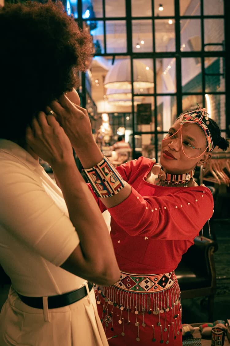 Social gathering with community members enjoying time together